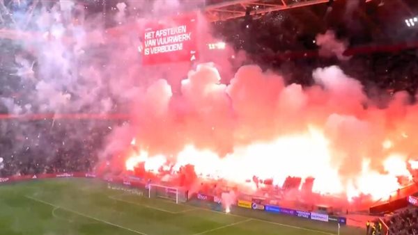 بعد الأحداث المؤسفة.. استئناف مباراة أياكس وجرونينجن بالدوري الهولندي غدا دون جمهور