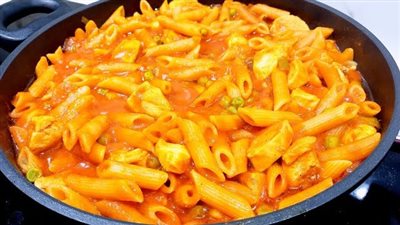 طريقة عمل مكرونة فى عشر دقائق