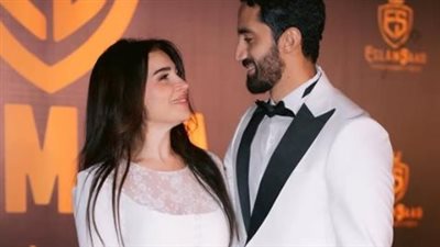  مي عز الدين تشارك جمهورها صورة جديدة جمعتها بزوجها رجل الأعمال أحمد تيمور.