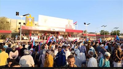 احتشاد واسع في ساحة العروض بخور مكسر للمطالبة باستقلال الجنوب