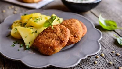 طريقة عمل برجر العدس