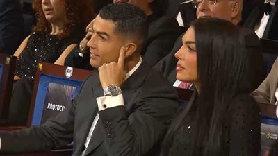 رونالدو وجورجينا يحضران حفل جوائز جلوب سوكر في دبي