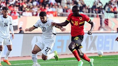 مصر تتعادل مع أنجولا وتتأهل لدور الـ 16 في صدارة المجموعة