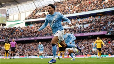 عمر مرموش يقود مانشستر سيتي لتحقيق فوزا ثمينا على وولفرهامبتون بالدوري الإنجليزي