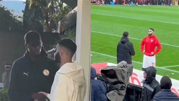 صيباري يعتذر لـ ميندي بعد واقعة المنشفة في نهائي أمم إفريقيا 2025