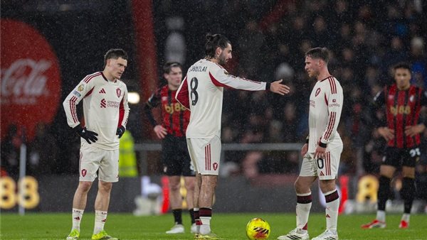 بمشاركة محمد صلاح.. ليفربول يسقط في خسارة قاتلة أمام بورنموث بالدوري الإنجليزي