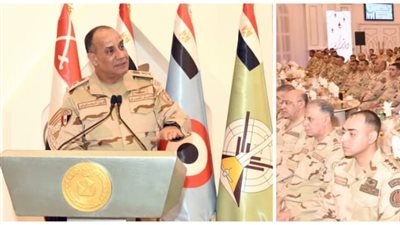 بحضور رئيس الأركان.. وزير الدفاع يتفقد الجاهزية القتالية لقوات الدفاع الجوي في لقاء موسع