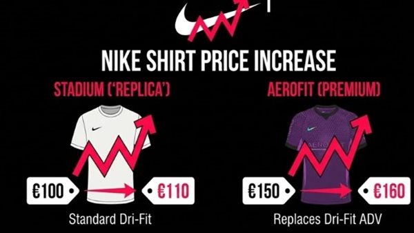 نايكي ترفع أسعار قمصان كرة القدم قبل مونديال 2026