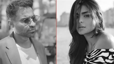 أسماء جلال تخطف الأنظار بجانب أحمد فهمي في كواليس أحدث أعمالها السينمائية بالقاهرة