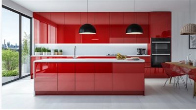 جددي طاقة منزلك بألوان مطبخ 2026: الأحمر الجريء يتصدر قائمة الاختيارات المفضلة