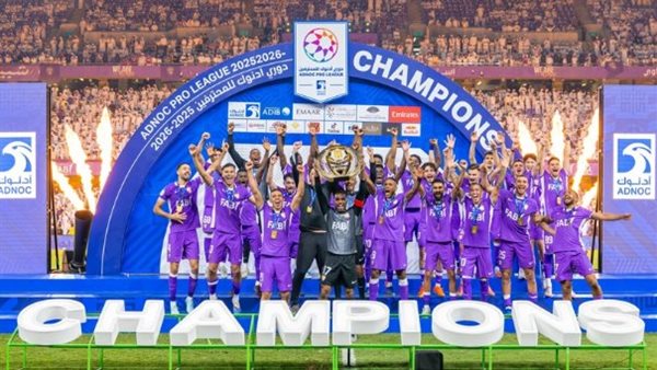 هزاع بن زايد يتوج العين بطلًا لدوري أدنوك للمحترفين
