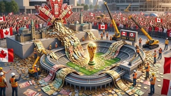 كندا تتوقع إنفاق مليار دولار في كأس العالم 2026 كندا تتوقع إنفاق مليار دولار في كأس العالم 2026