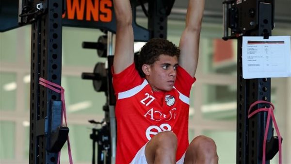 تدريبات منتخب مصر في الجيم قبل ودية البرازيل