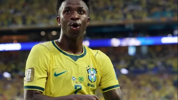 فينيسيوس لاعب مباراة البرازيل واسكتلندا وينتظر هدية أنشيلوتي