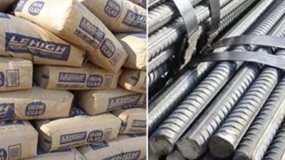 الحديد عند 39852 جنيهًا.. تعرف على أسعار مواد البناء اليوم