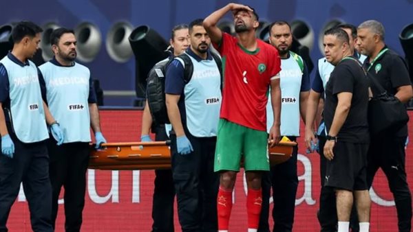 إصابة المغربي محمد ربيع حريمات بقطع في الرباط الصليبي إصابة المغربي محمد ربيع حريمات بقطع في الرباط الصليبي