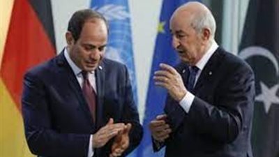 عاجل.. السيسي يناقش مع نظيره الجزائري الأزمة الليبية