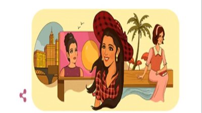 محرك البحث العملاق جوجل يحتفل بعيد ميلاد الفنانة المصرية الراحلة سعاد حسني