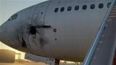 بعد قصف مجمع مطار بغداد.. تضرر طائرة مدنية 