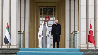 الرئيس التركي يوجه الشكر لولي عهد أبوظبي وحاكم دبي