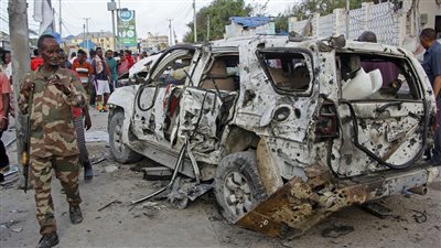 الشرطة الصومالية تعلن أن تسعة أشخاص على الأقل قتلوا في سلسلة من الهجمات الإرهابية