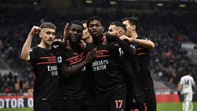 التعادل الإيجابي يحسم مباراة ميلان أمام متذيل الدورى الإيطالى