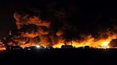 سماع سلسلة من الأصوات الصاخبة البعيدة مماثلة لإطلاق نيران المدفعية في كييف