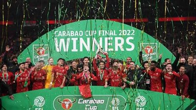  كأس الرابطة الإنجليزية.. ليفربول يتوج بالبطولة بفوزه على تشيلسي في المباراة النهائية