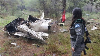 تحطم طائرة إسرائيلية في منطقة جبلية بالقدس