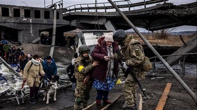  الحكومة الأوكرانية: تم التخطيط لفتح عشرة ممرات إنسانية اليوم الاثنين لإجلاء المدنيين