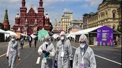 تراجع حصيلة الإصابات الجديدة بفيروس كورونا في روسيا 