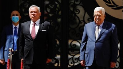  العاهل الأردني يصل إلى رام الله للقاء الرئيس الفلسطيني