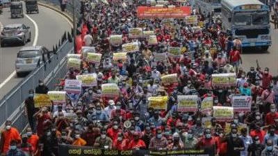 إعلان حالة الطوارئ في سيريلانكا بسبب احتجاجات شعبية