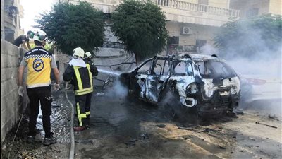 سوريا.. إصابات بانفجار سيارة في مدينة الباب