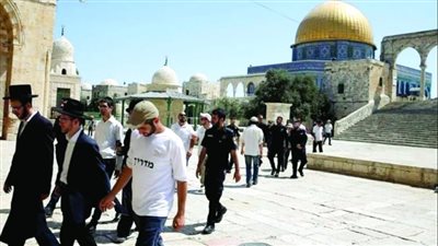  تقرير فلسطيني يكشف عن اقتحام عشرات المستوطنين اليوم المسجد الأقصى