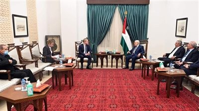 الرئيس الفلسطيني يستقبل مبعوث الاتحاد الأوروبي للسلام في الشرق الأوسط