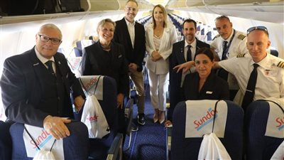 إقلاع أول رحلة طيران مباشرة بين مدينة تل أبيب ومنتجع شرم الشيخ المصري