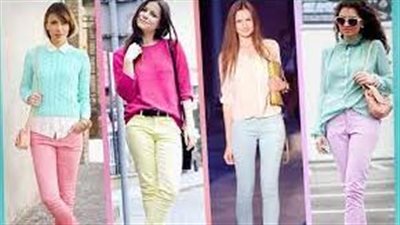 الجينز يزهو هذا الصيف بألوان الباستيل 