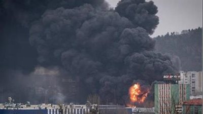 تعرض مدينة لفيف الواقعة في غرب أوكرانيا لخمس ضربات صاروخية روسية 