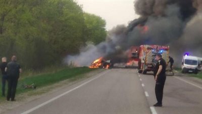 مقتل 26 شخصًا جراء حادث مروري غرب أوكرانيا