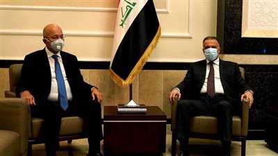 الرئيس العراقي ولكاظمي يؤكدان ضرورة رصّ الصفوف في مواجهة التحديات