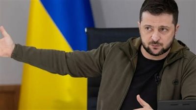 خطاب مؤثر للرئيس الأوكراني في يوم النصر 