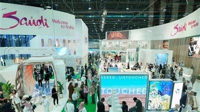 يمتد على مدى٤ أيام.. الهيئة السعودية للسياحة تدشن جناح المملكة في معرض سوق السفر العربي (صور)