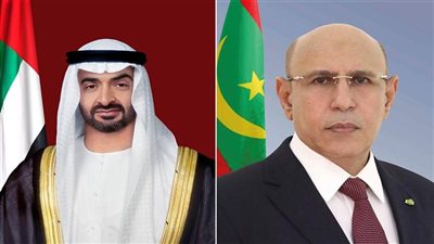  الغزواني يوجه برقية تهنئة إلى محمد بن زايد بمناسبة انتخابه بالإجماع رئيسا لدولة الإمارات