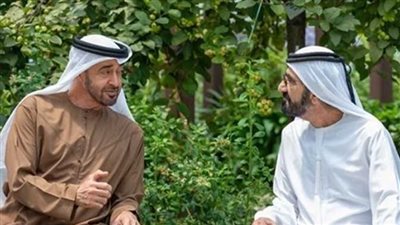 الشيخ محمد بن زايد ونائبه يهنئان العاهل السعودي على الخروج من المستشفى