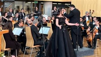 السوبرانو أميرة سليم تتألق في الاحتفال بمرور 20 عام على إعادة افتتاح مكتبة الإسكندية