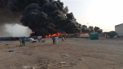 السودان.. اندلاع حريق هائل في ميناء سواكن