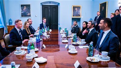 القضايا الإقليمية والدولية الأبرز.. تفاصيل لقاء رئيس بولندا وعبدالله بن زايد