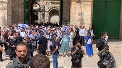  حالة من التوتر الشديد تسود باحات المسجد الأقصى مع اقتحام عشرات المستوطنين