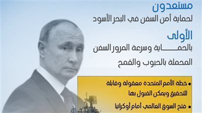 رسائل روسيا حول حماية السفن في البحر الأسود